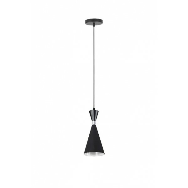 PENDENTE DOMINICA 1 LAMP // PD102/PRETO - KINLIGHT
